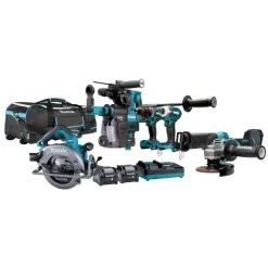 Makita DK0128G601 40 V Max Combiset Boren, (slag)schroeven, Slijpen En Zagen