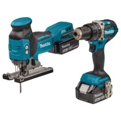 Makita DLX2355TJ 18 V Combiset Voor Boor- En Schroefwerk En Zagen -Professionele Gereedschapswinkel DLX2355TJ C2R0 s102