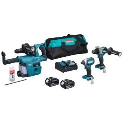 Makita DLX3154TX1 18 V Combiset Voor Allround Tot Zwaar Boor-en Schroefwerk