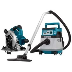 Makita DLX2382UX1 2x18 V AWS Combiset Voor Zagen (190mm) En Stofzuigen
