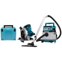 Makita DLX2382UX1 2x18 V AWS Combiset Voor Zagen (190mm) En Stofzuigen -Professionele Gereedschapswinkel dlx2382ux1 c1n0 s101