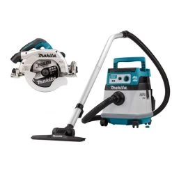 Makita DLX2383UX1 2x18 V AWS Combiset Voor Zagen (235mm) En Stofzuigen