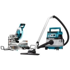 Makita DLX2386UX1 2x18 V AWS Combiset Voor Afkorten (260mm) En Stofzuigen