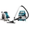 Makita DLX2390UX1 2x18 V AWS Combiset Voor Zagen (235mm) En Stofzuigen