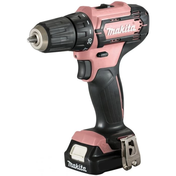 Makita HP333DSAP 12 V Max Roze Klopboor-/schroefmachine 1 Makita HP333DSAP 12 V Max Roze Klopboor-/schroefmachine